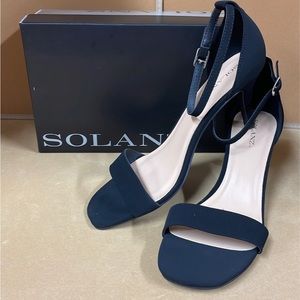 Black solanz Hallie 3” Heels